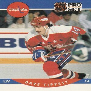 Dave Tippett - 1990 Pro Set Hockey Card